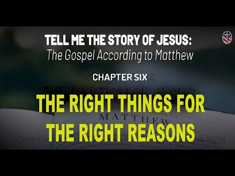 Liberty Pastors Training session on Matthew Chapter 6 about the right reasons for faith.