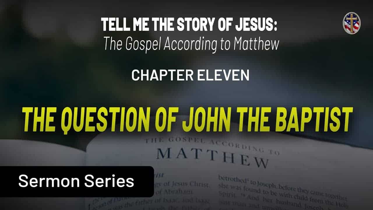Seminar on John the Baptist's role in Matthew's Gospel at Liberty Pastors Training.