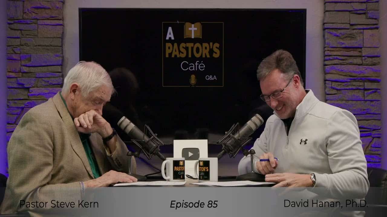 Pastors training session with Pastor Steve Kern and David Hanan, Ph.D., at Liberty Pastors.