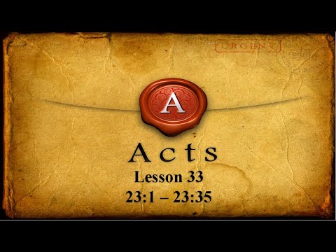 Bible study session on Acts 23:1-35 at Liberty Pastors Training event.