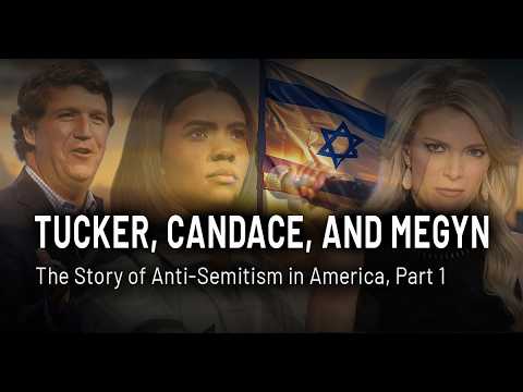 Liberty Pastors Training on Anti-Semitism, Tucker, Candace, Megyn, and Israel flag.