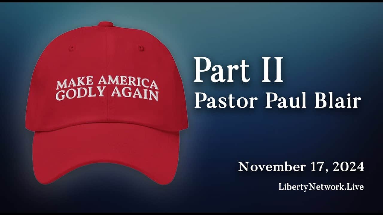 Red "Make America Godly Again" cap for Christian political activism.