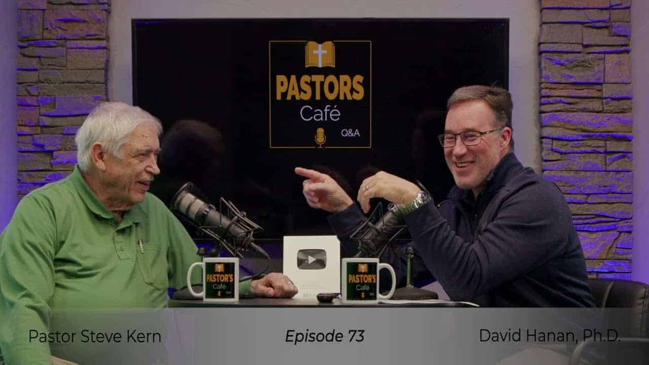 Pastors training session with Pastor Steve Kern and David Hanan, Ph.D., at Liberty Pastors Café.