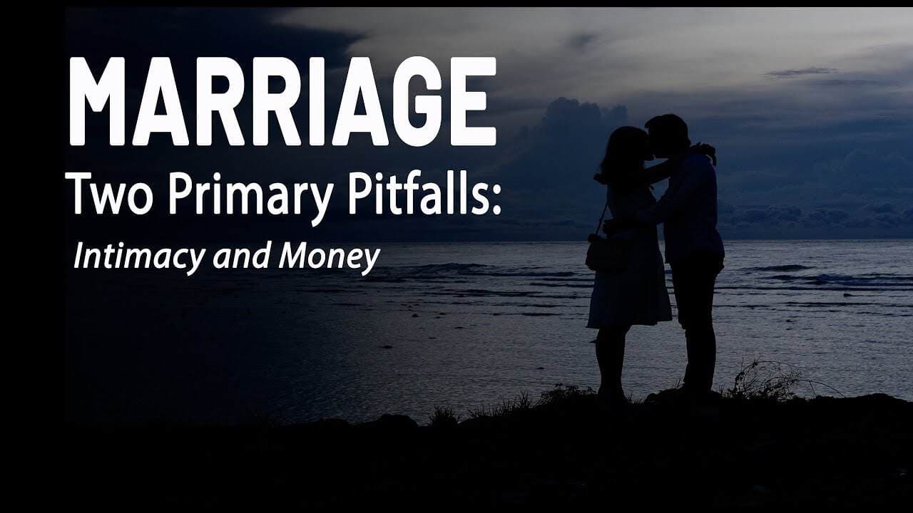Couple embracing at sunset highlighting marriage challenges and intimacy.