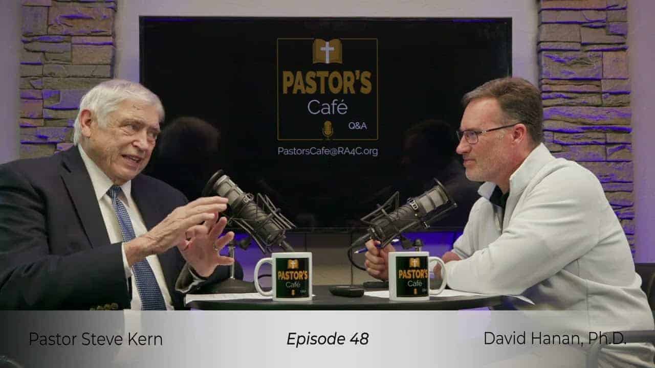 Pastors training session at Liberty Pastors event with speakers discussing leadership.