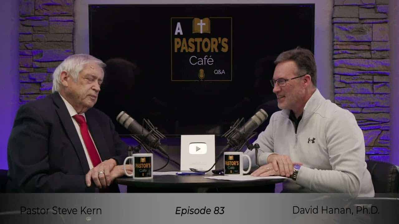 Pastors training session with two speakers in a studio setting.