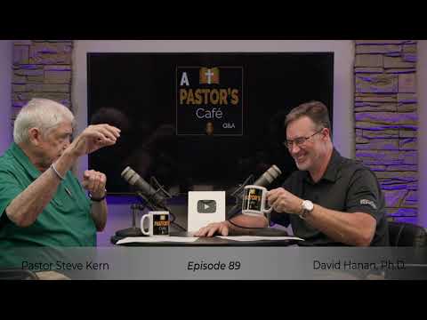 Pastors training session with Pastor Steve Kern and David Hanan, Ph.D., discussing leadership and mi.