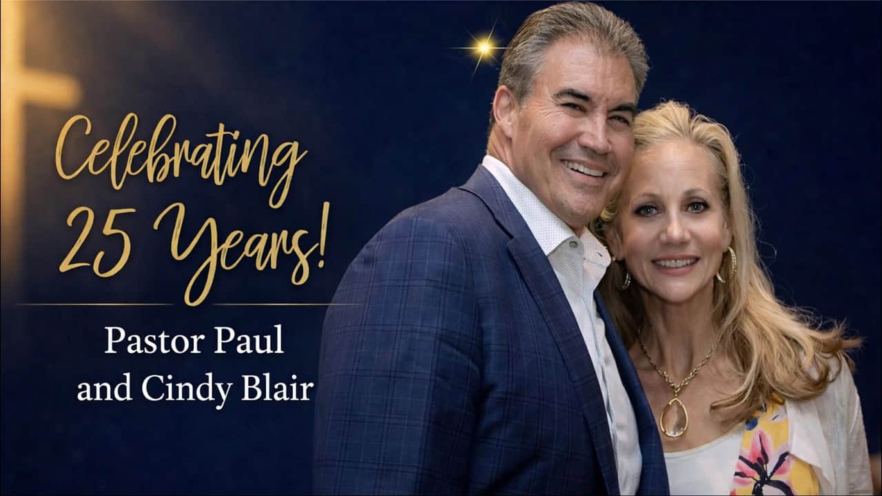 Liberty Pastors Training event with Pastor Paul and Cindy Blair celebrating 25 years of ministry.