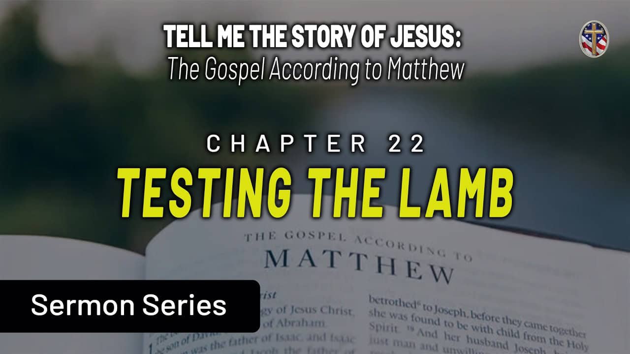 Liberty Pastors Training session on Matthew 21: Testing The Lamb for sermon preparation.