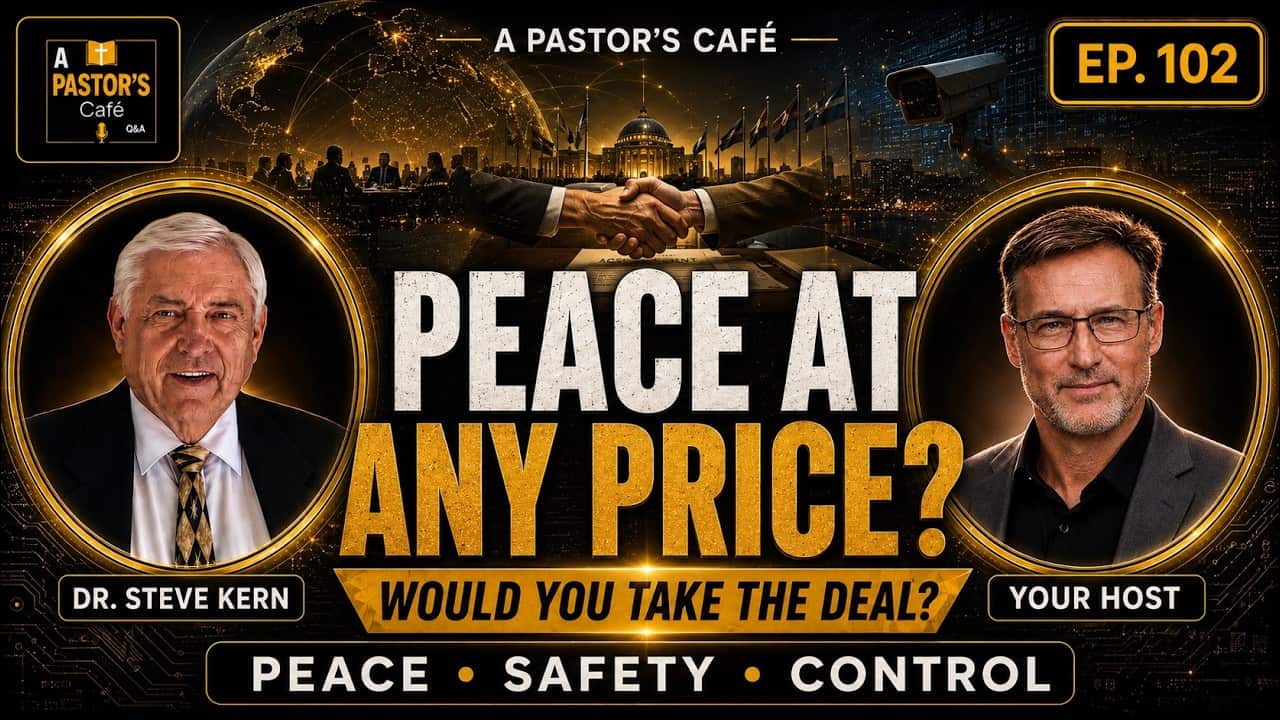 Podcast cover image for Liberty Pastors Training episode 102 on peace and safety.